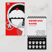 Lochkarte Treuekarte (Vorne/Hinten)