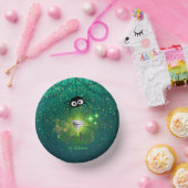 Lochkartenplatte aus Halloween-Party Pappteller (Party)