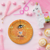 Lochkartenplatte aus Halloween-Party Pappteller (Party)