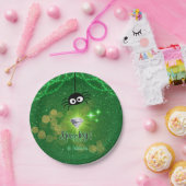 Lochkartenplatte aus Halloween-Party Pappteller (Party)