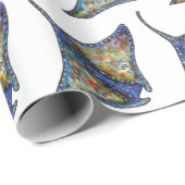 Lochmuster Geschenkpapier (Rolleneckpunkt)