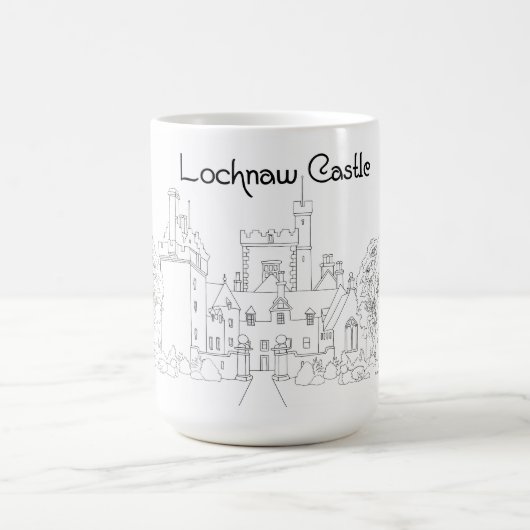 Lochnaw Castle Schottland Kaffeetasse (Mittel)