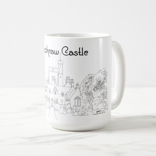 Lochnaw Castle Scotland Kaffeetasse (VorderseiteRechts)