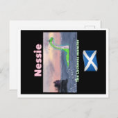Lochness-Monster-Postcard Postkarte (Vorne/Hinten)