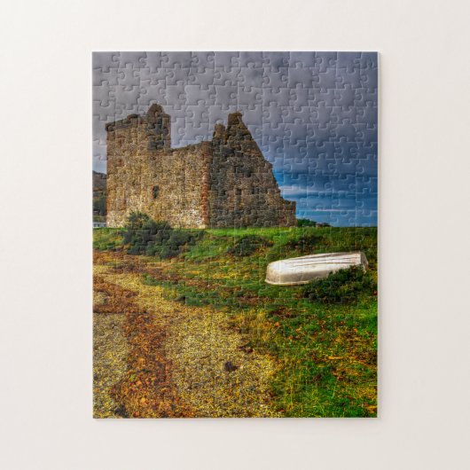 Lochranza Schloss, Insel Arran Puzzlen Puzzle (Vertikal)