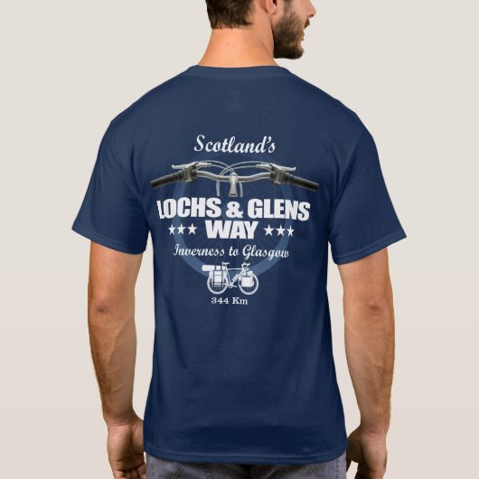 Lochs & Glens Way (H2) T-Shirt (Rückseite)
