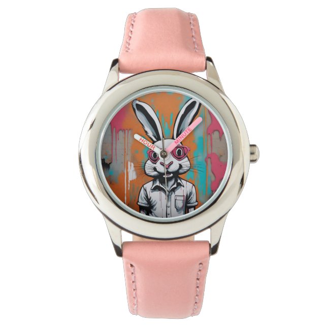 Loci Bunny Armbanduhr (Vorderseite)
