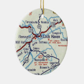 Lock Haven PA Keramik Ornament (Rechts)