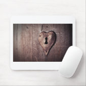 Lock Heart Mousepad (Mit Mouse)