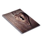 Lock Heart Notizblock (Rechte Seite)
