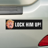Lock Ihm Up - Anti-Verräter-Präsident Trump Autoaufkleber (Auf Auto)