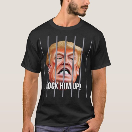 Lock Ihm Up - Anti-Verräter-Präsident Trump T-Shirt (Vorderseite)