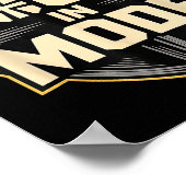 Lock In Mode Christian  Poster (Ecke)