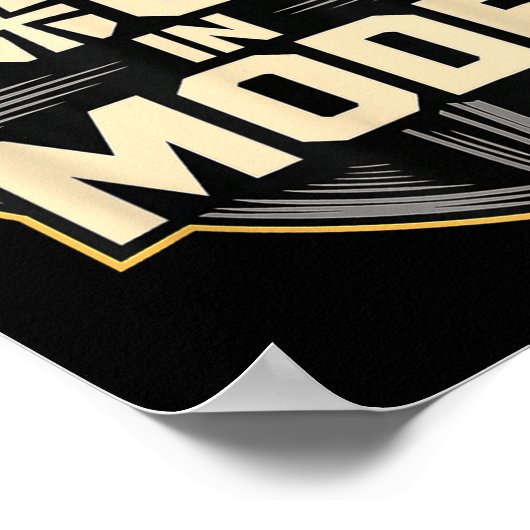 Lock In Mode Christian Poster (Ecke)