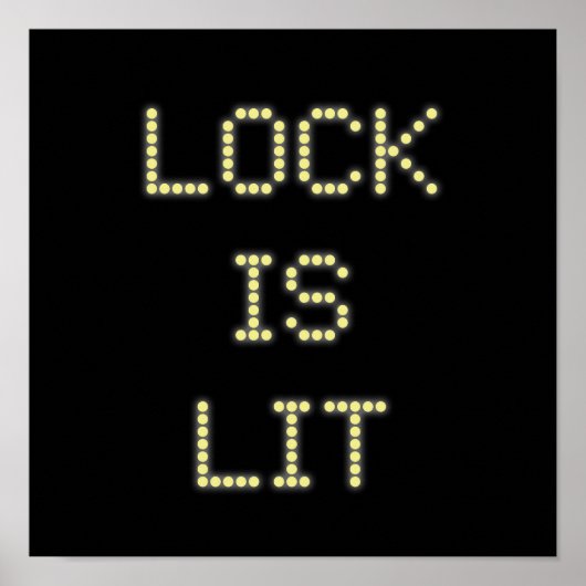 Lock is Lit Pinball Poster #9 (Vorne)