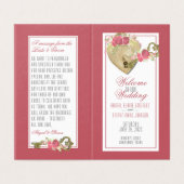 Lock & Key Wedding Suite Programm (Außenseite Aufgefaltet)