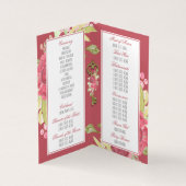 Lock & Key Wedding Suite Programm (Innenseite)