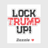 Lock Trump Up Political Laptop Aufkleber (Blatt)
