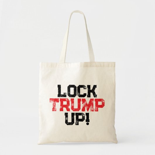 Lock Trump Up Political Tragetasche (Vorne)