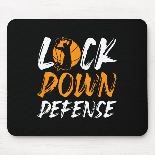 Lockdown Defense Bysketbyll Player Hooper Streetby Mousepad (Vorne)