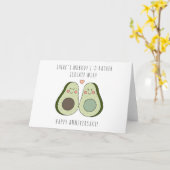 Lockdown-Jubiläumskarte - Avocado Isolation Karte (Gelbe Blume)