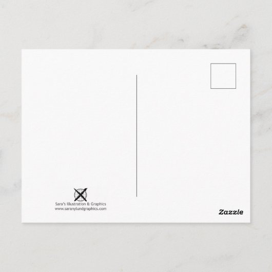 Lockdown Moods: Lewis chessmen - The Queen Postkarte (Rückseite)