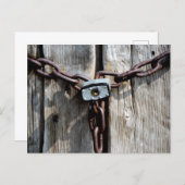 Locked Postkarte (Vorne/Hinten)