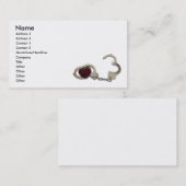 LockedInLove073110, Name, Adresse 1, Adresse 2,… Visitenkarte (Vorne/Hinten)