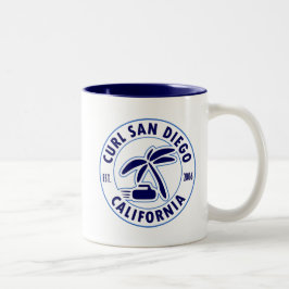 Locken-San Diego Kaffee-Tasse Zweifarbige Tasse