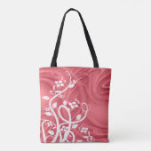 Locken über roter Kunst Tasche (Rückseite)