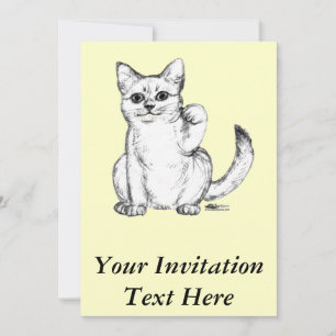 Lockende Kitty Katze Maneki Neko Einladung