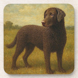 Lockenhaar-Retriever Getränkeuntersetzer