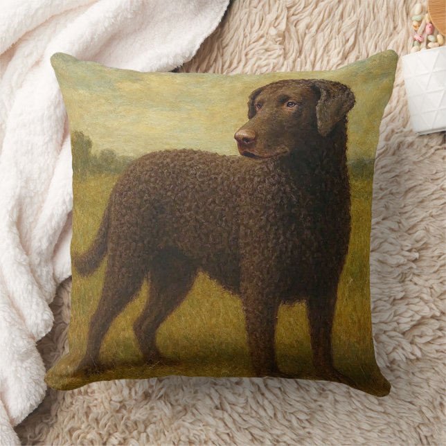 Lockenhaar-Retriever Kissen (Decke)