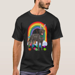 Lockenhauben-Retriever Ostereier Hase Hund T-Shirt