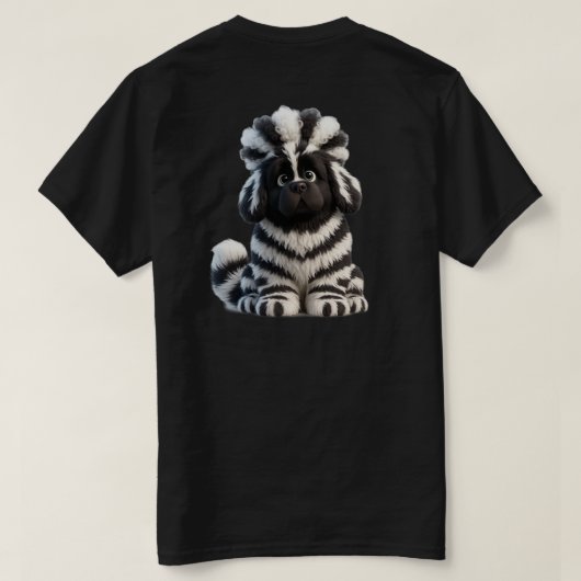 Lockenkopf-Chaos T-Shirt (Design Rückseite)