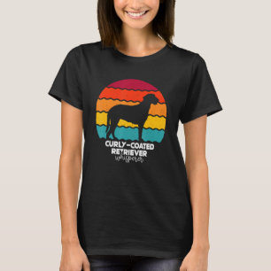 Lockenmantel-Retriever-Flüsterer Retro Vintage T-Shirt