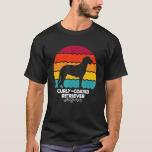 Lockenmantel-Retriever-Flüsterer Retro Vintage T-Shirt