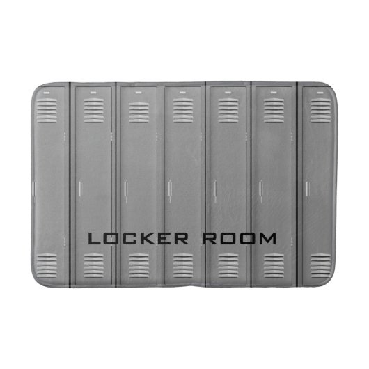 Locker Room Design Badematte (Vorderseite)