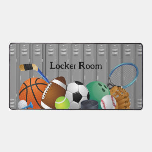 Locker Room Design Desk Mat Schreibtischunterlage