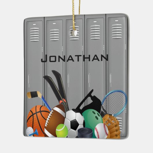 Locker Room Design Ornament (Links)