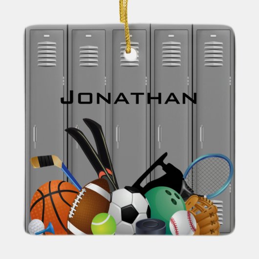 Locker Room Design Ornament (Vorderseite)