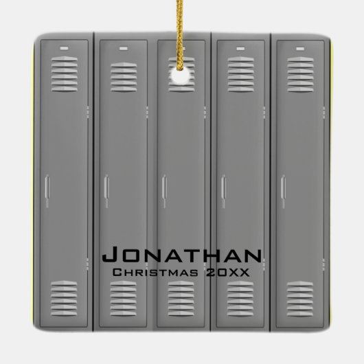 Locker Room Design Ornament (Rückseite)