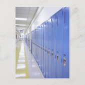 Locker Row Postkarte (Vorderseite)