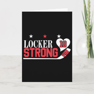 Locker Strong 18 Hockey Karte