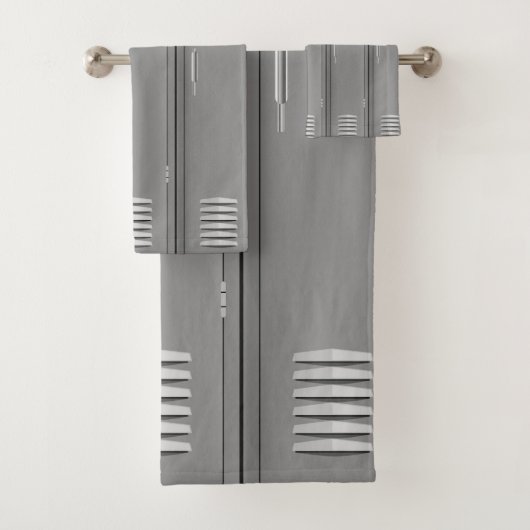 Locker Zimmer Design Badetuch Set (Insitu)