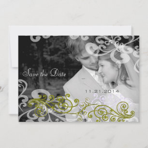Lockere Hochzeitseinladung mit Foto Einladung