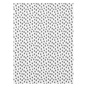 Lockere Markierung Saatgut Schwarz Off-White Tischdecke