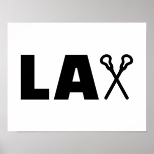 Lockere Stöcke des Lacrosse Poster