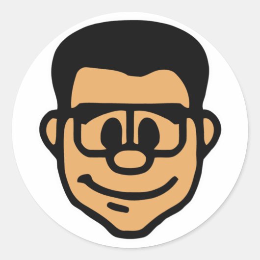 Lockergnome Kopfaufkleber Runder Aufkleber (Vorderseite)