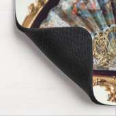 Lockern Sie auf, verziert mit einer Szene einer Mousepad (Ecke)